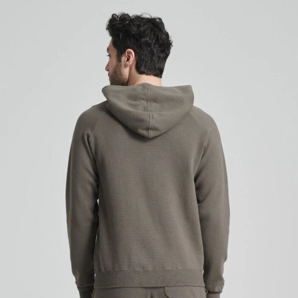 Naadam Men's Cotton Cashmere Hoodie - Picture 3 of 12